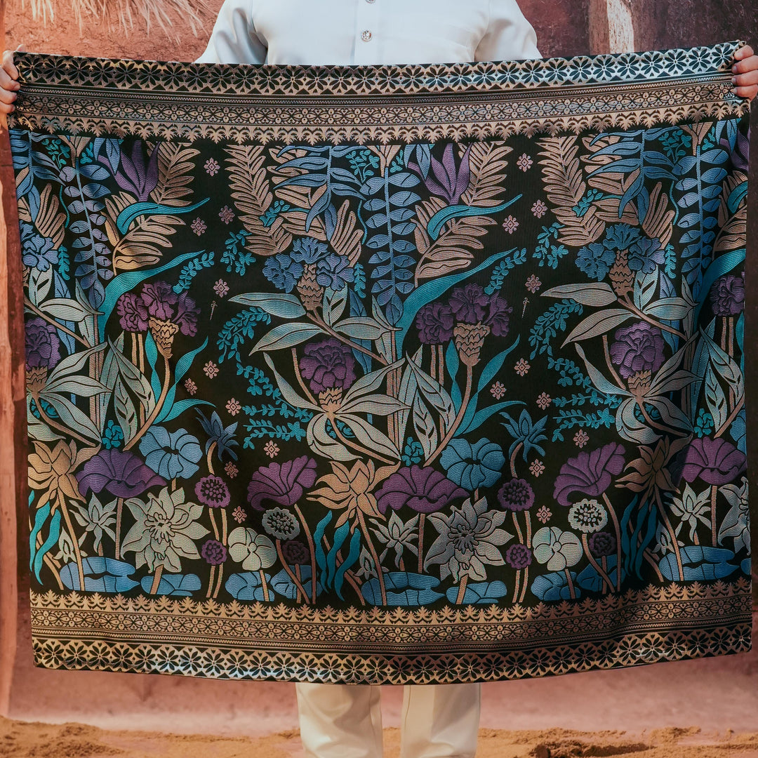 Rimba Hijau Original Sampin Adult - Blue & Purple - SampinExclusiveMy