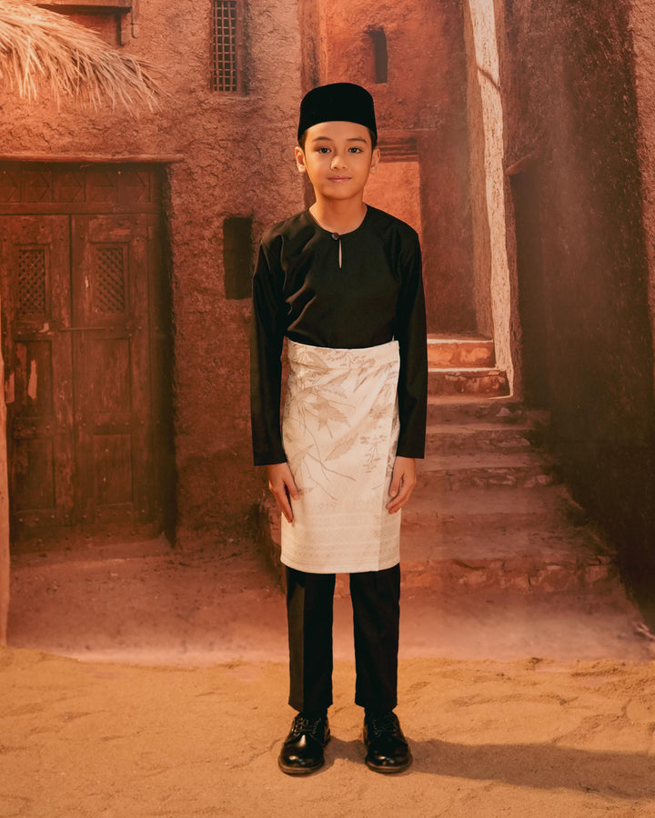 Seri Kenanga Instant Sampin Kid - Offwhite & Silver