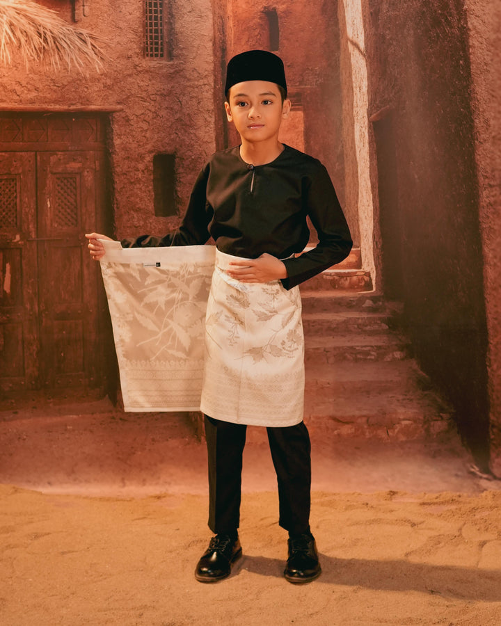 Seri Kenanga Instant Sampin Kid - Offwhite & Silver