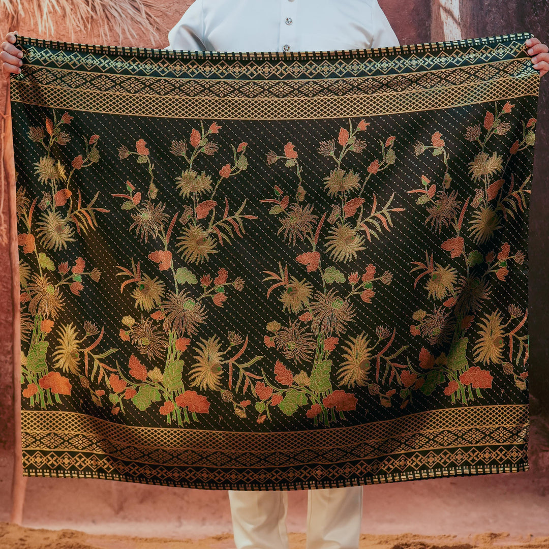 Purnama Original Sampin Adult - Green & Gold - SampinExclusiveMy
