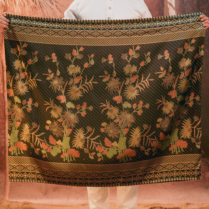 Purnama Original Sampin Adult - Green & Gold