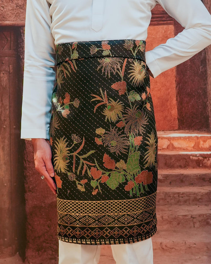 Purnama Original Sampin Adult - Green & Gold - SampinExclusiveMy