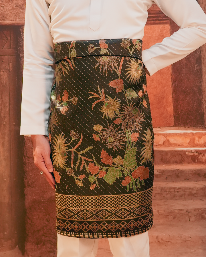 Purnama Original Sampin Adult - Green & Gold