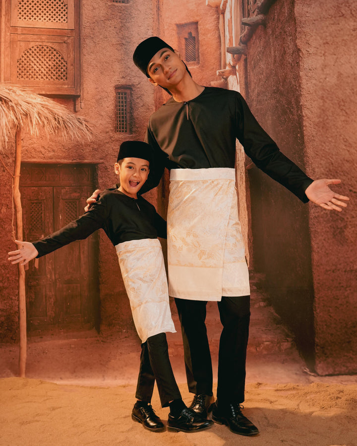 Seri Istana Instant Sampin Kid - Offwhite & Gold