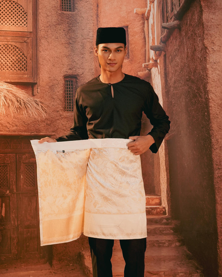 Seri Istana Instant Sampin Adult - Offwhite & Gold