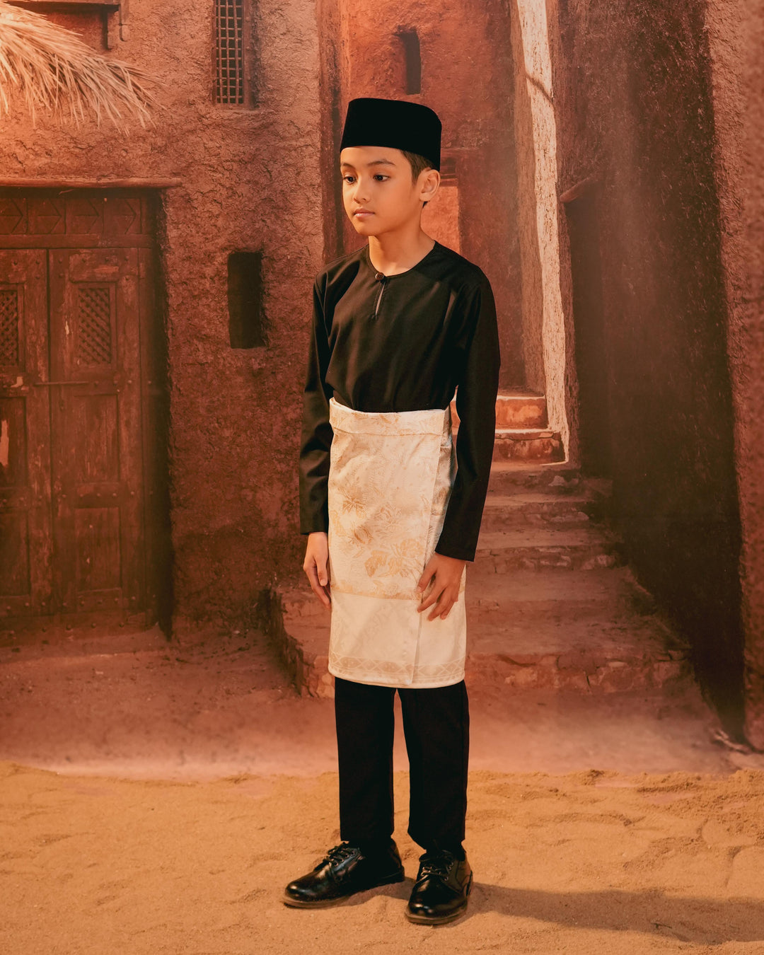 Seri Istana Instant Sampin Kid - Offwhite & Gold