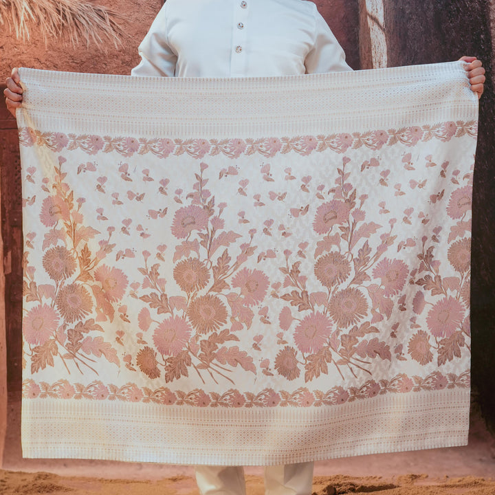 Kekwa Warisan Original Sampin Adult - Soft Purple & Gold - SampinExclusiveMy