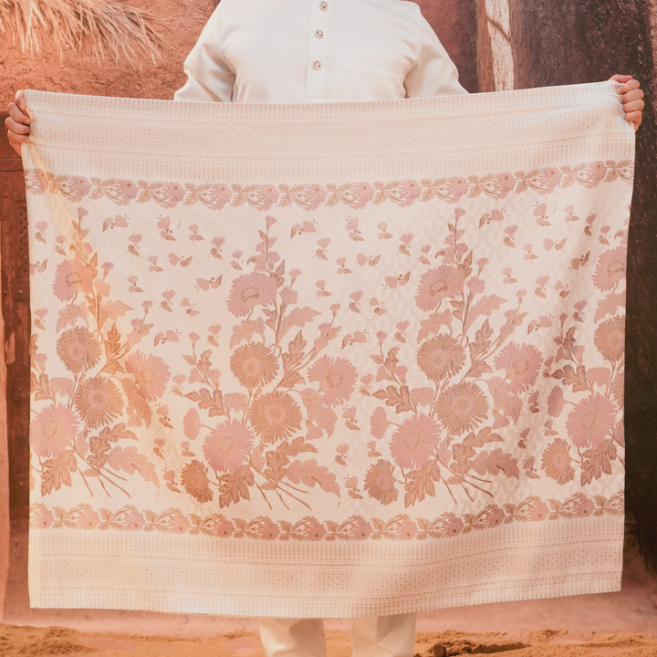 Kekwa Warisan Original Sampin Adult - Soft Purple & Gold