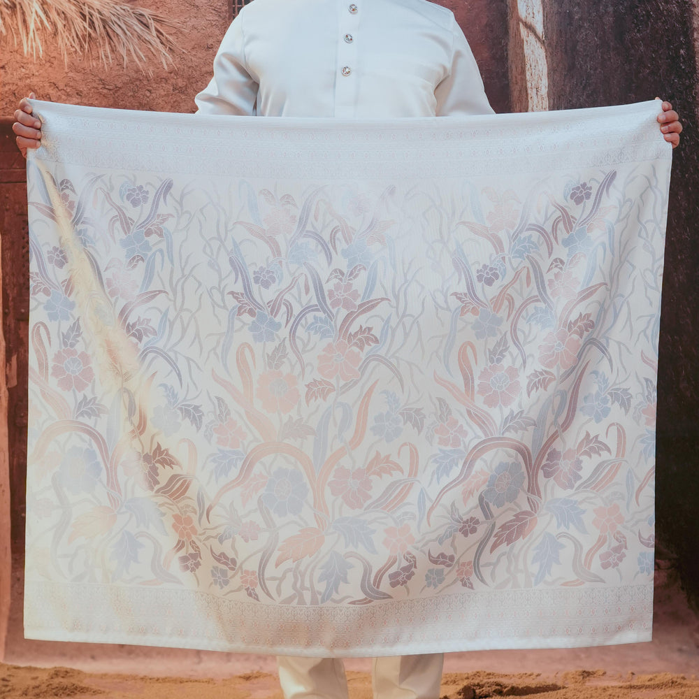 Anyaman Lestari Original Sampin Adult - Soft Blue & Purple - SampinExclusiveMy