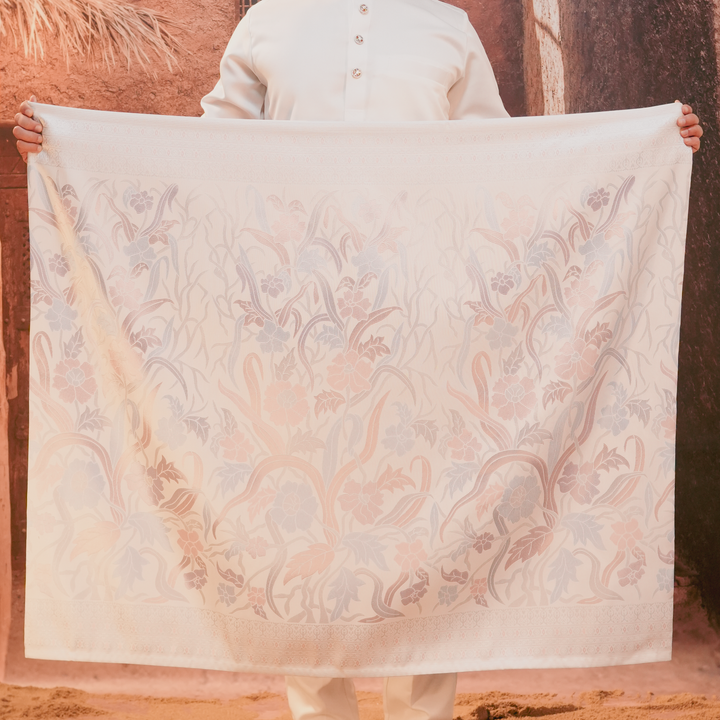 Anyaman Lestari Original Sampin Adult - Soft Blue & Purple