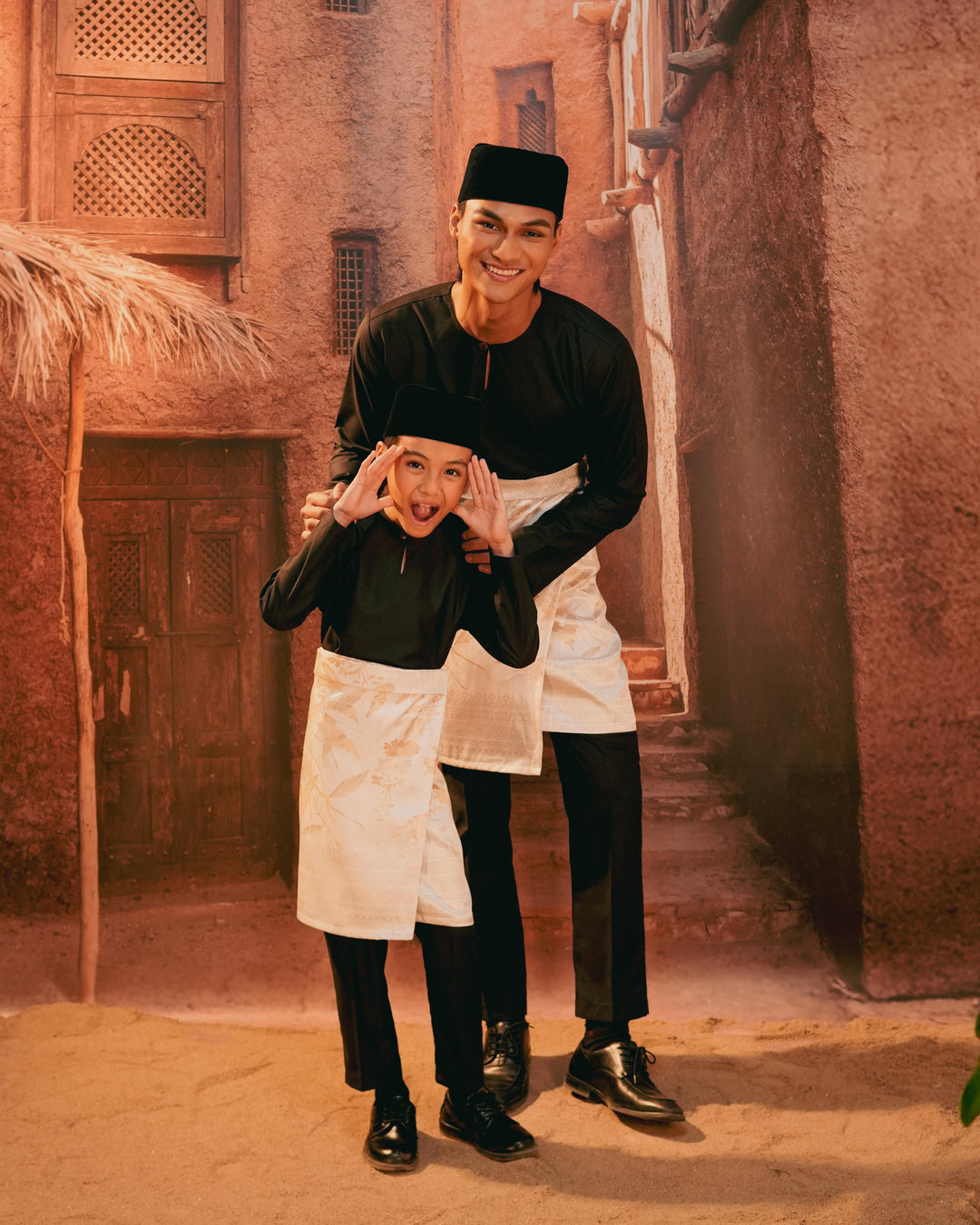 Seri Kenanga Instant Sampin Kid - Offwhite & Gold