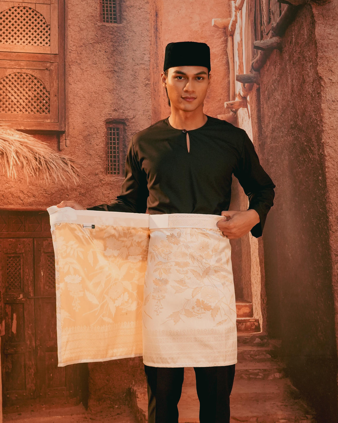 Seri Istana Instant Sampin Adult - Black & Gold