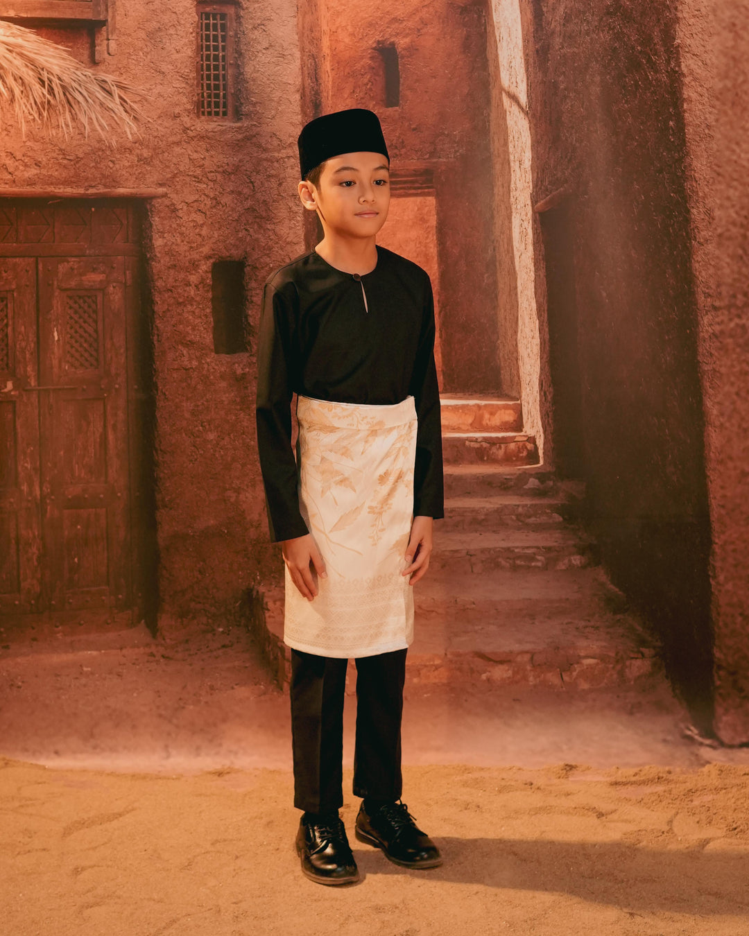 Seri Kenanga Instant Sampin Kid - Offwhite & Gold