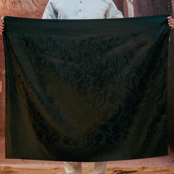 Anyaman Lestari Original Sampin Adult - Black & Black - SampinExclusiveMy