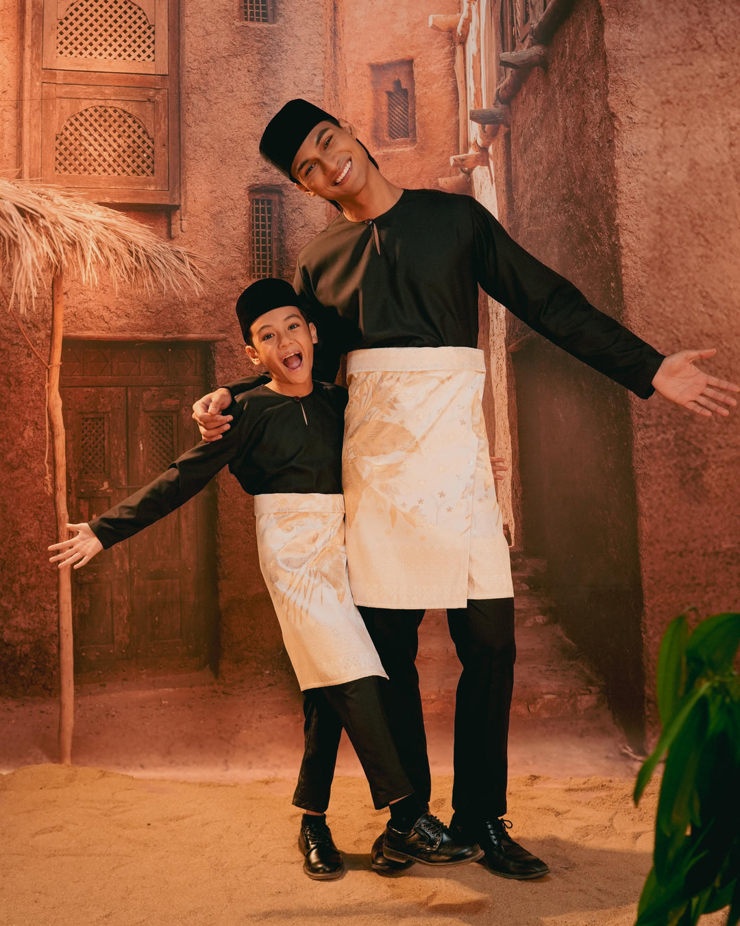 Bunga Seri Instant Sampin Kid - Offwhite & Gold