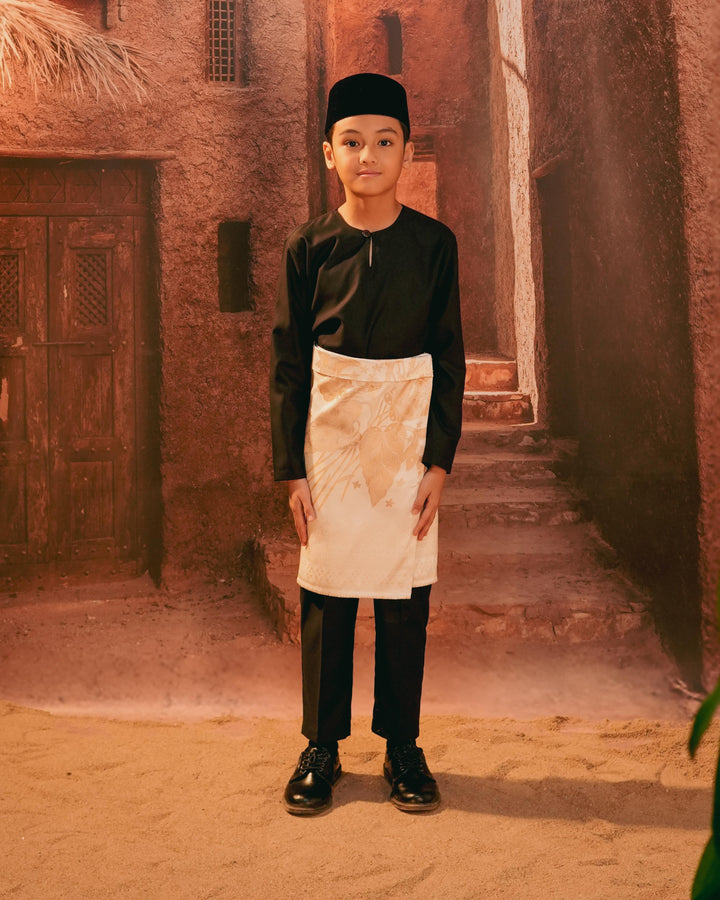 Bunga Seri Instant Sampin Kid - Offwhite & Gold