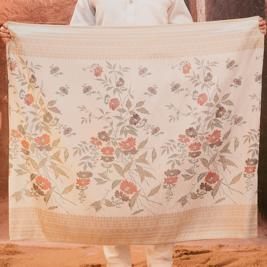 Seri Kenanga Original Sampin Adult - Soft Maroon & Green