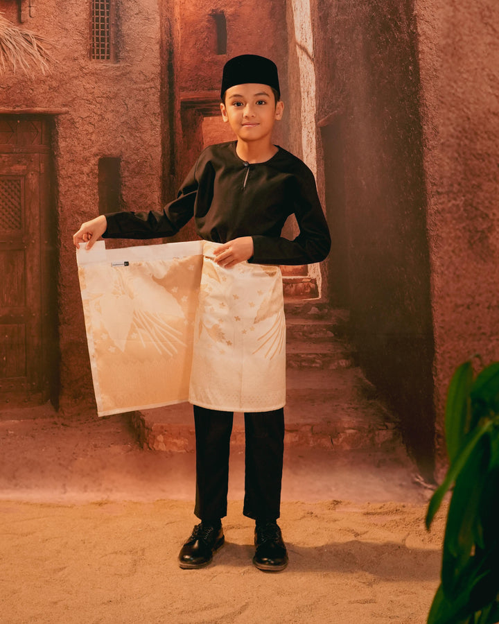 Bunga Seri Instant Sampin Kid - Offwhite & Gold