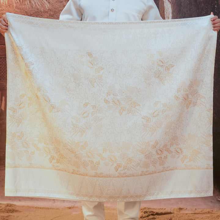 Seri Istana Original Sampin Adult - Offwhite & Soft Gold - SampinExclusiveMy