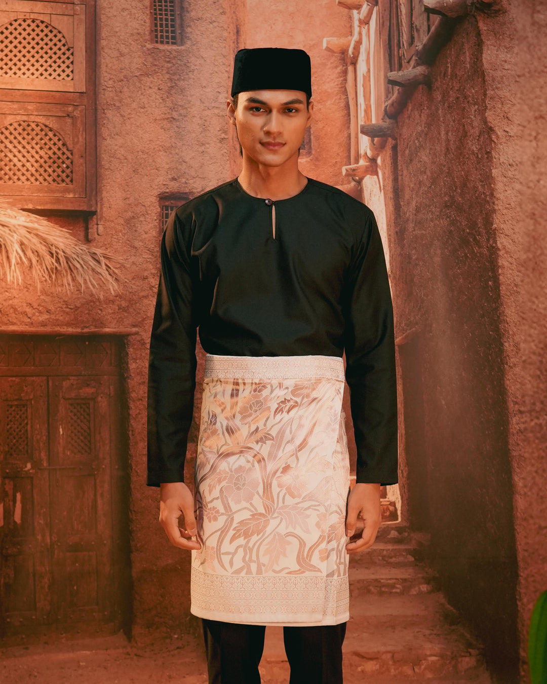 Anyaman Lestari Instant Sampin Adult - Soft Pink & Purple