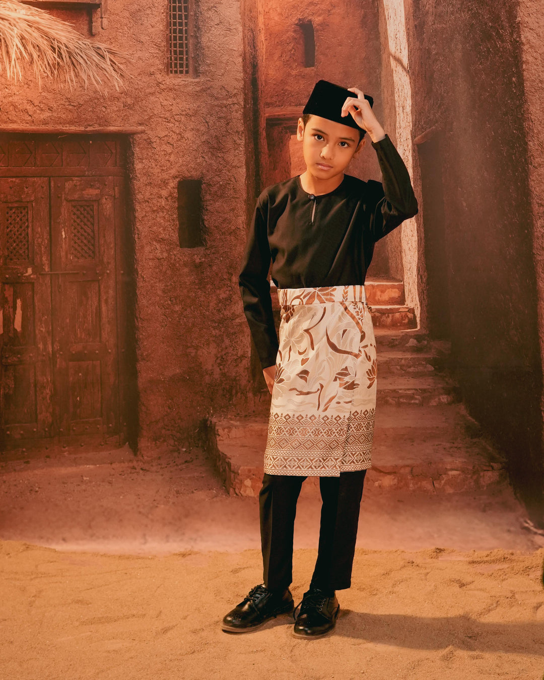 Padi Instant Sampin Kid - Offwhite & Brown