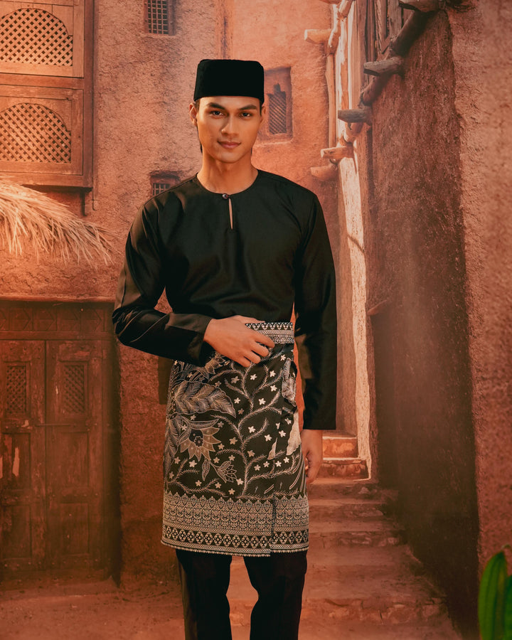 Bunga Seri Instant Sampin Adult - Black & Silver