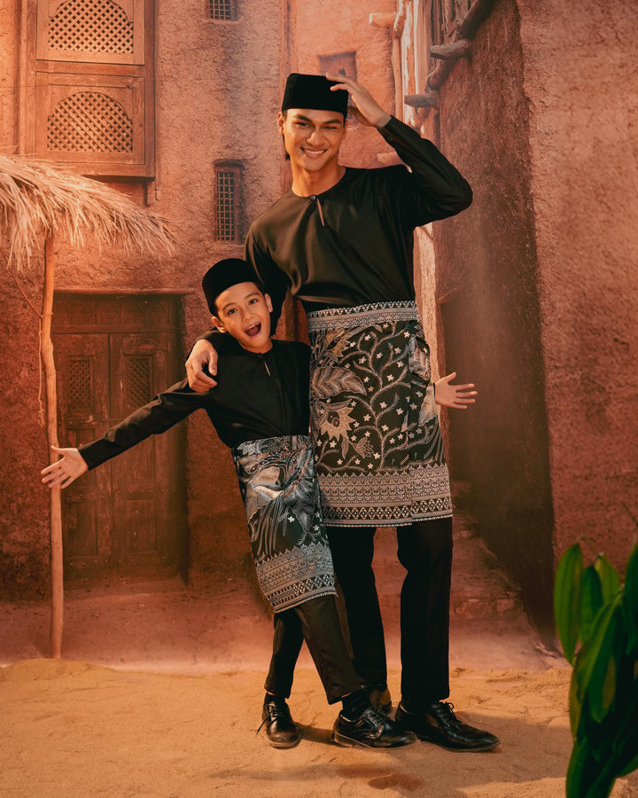 Bunga Seri Instant Sampin Adult - Black & Silver