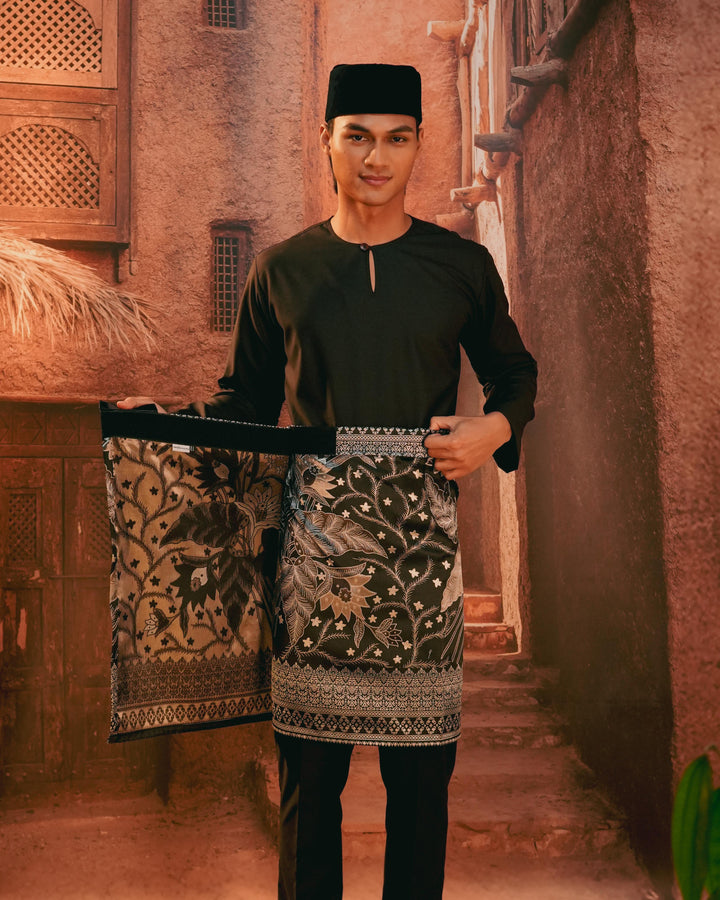 Bunga Seri Instant Sampin Adult - Black & Silver