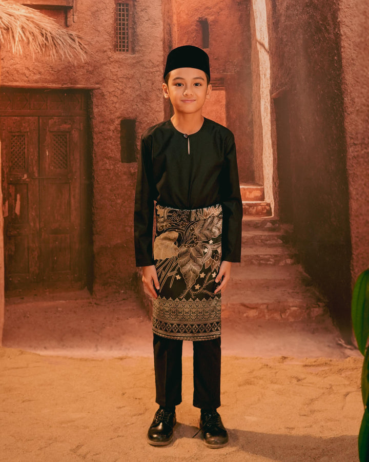 Bunga Seri Instant Sampin Kid - Black & Silver