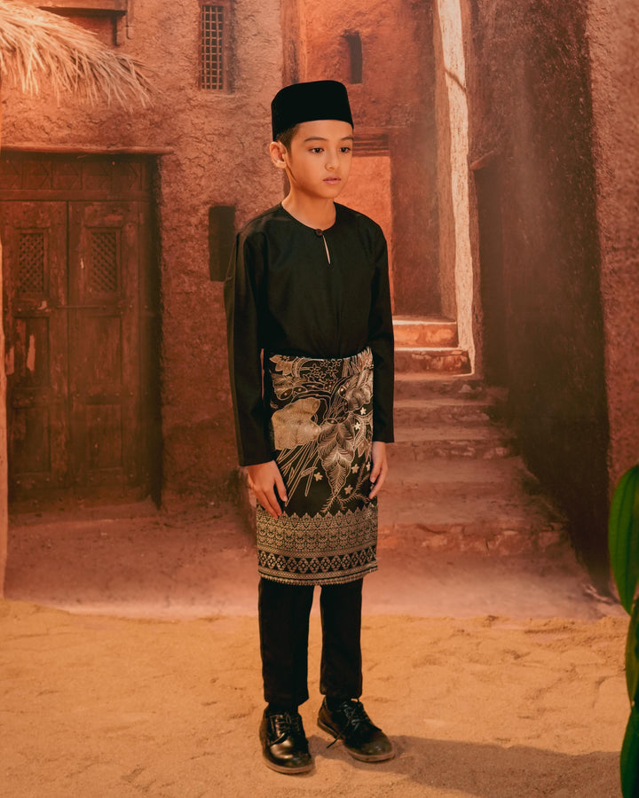 Bunga Seri Instant Sampin Kid - Black & Silver