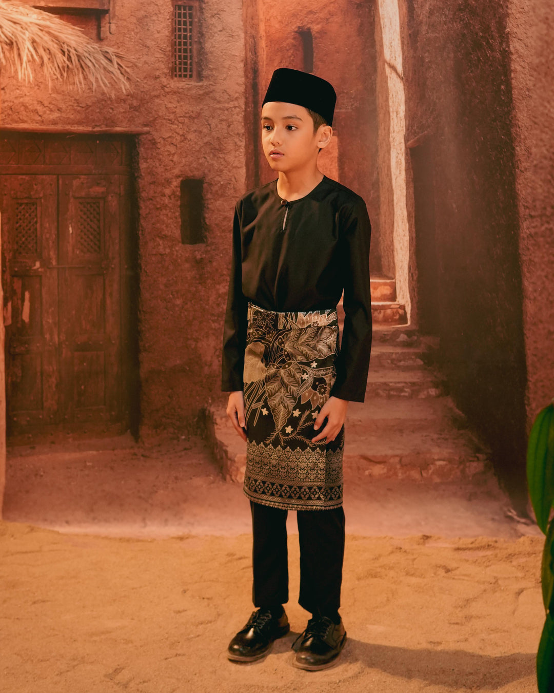 Bunga Seri Instant Sampin Kid - Black & Silver