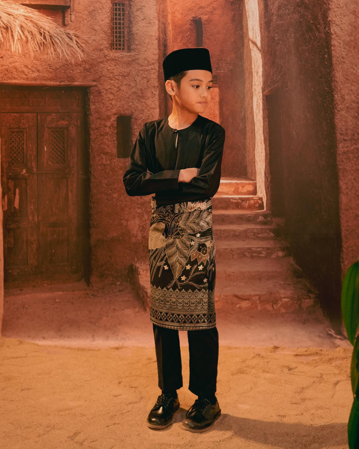 Bunga Seri Instant Sampin Kid - Black & Silver