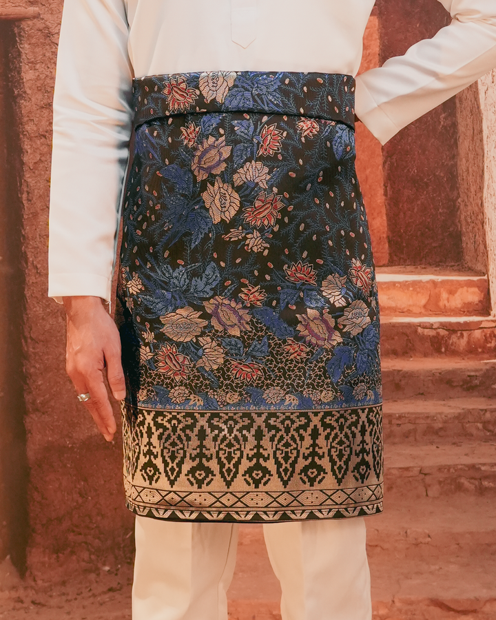 Seri Istana Original Sampin Adult - Navy Blue & Gold