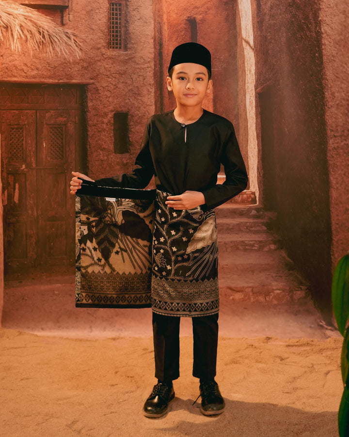 Bunga Seri Instant Sampin Kid - Black & Silver