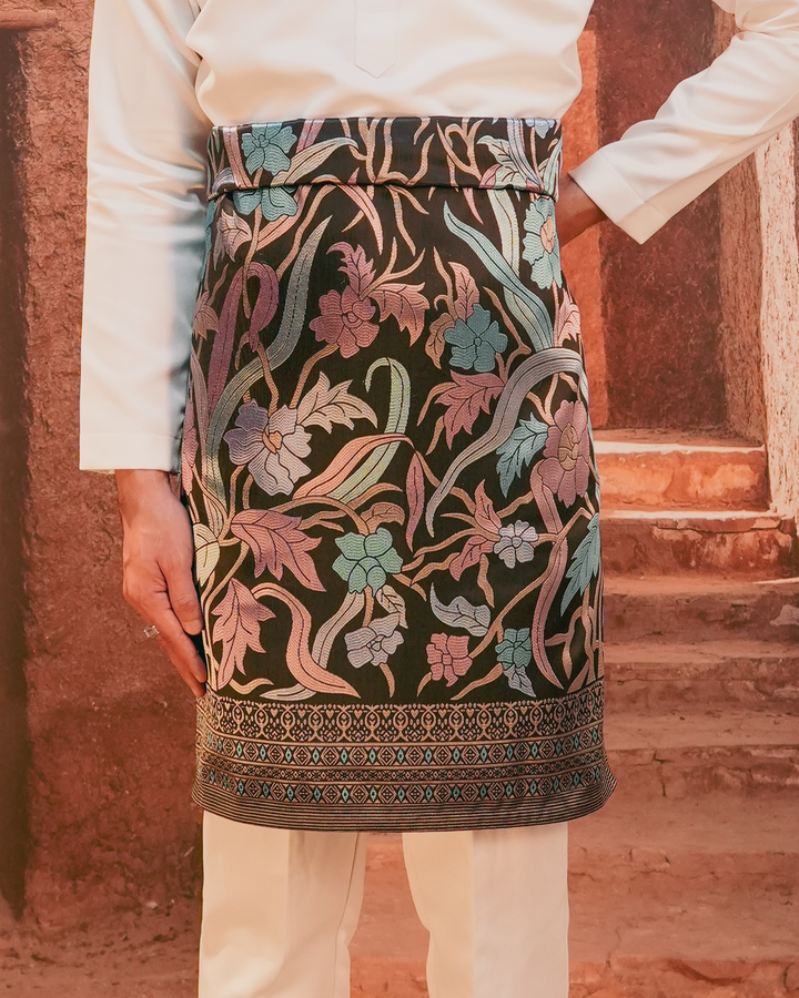 Anyaman Lestari Original Sampin Adult - Blue & Purple