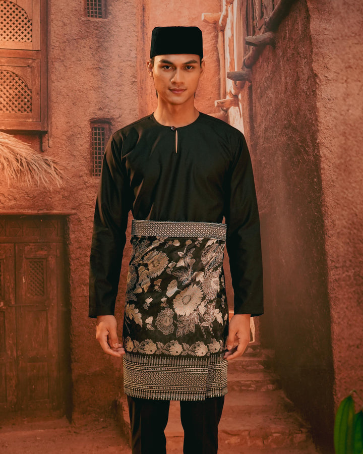 Kekwa Warisan Instant Sampin Adult - Black & Silver