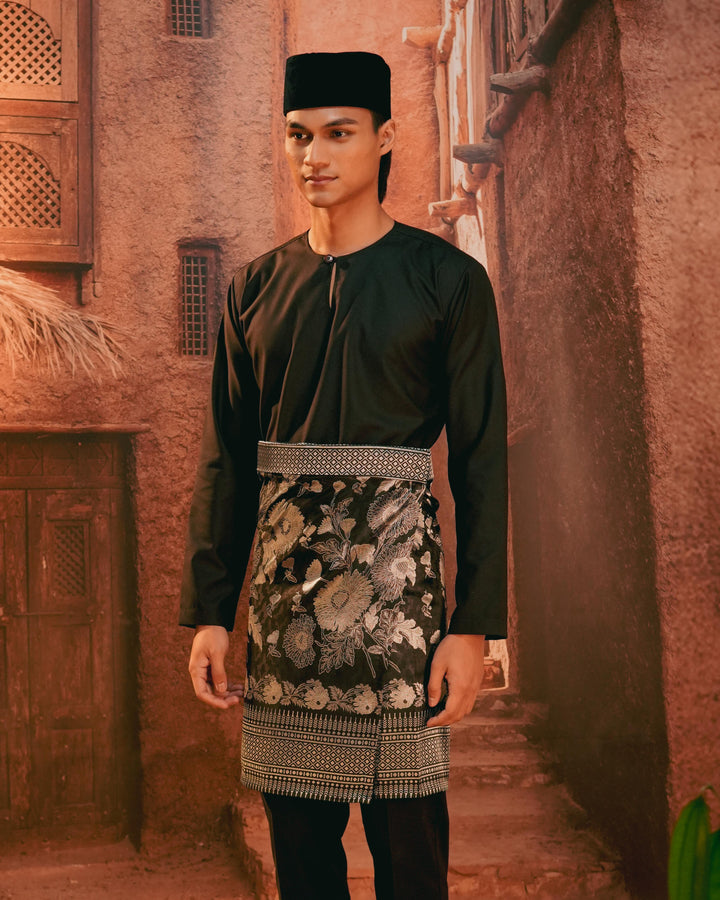 Kekwa Warisan Instant Sampin Adult - Black & Silver