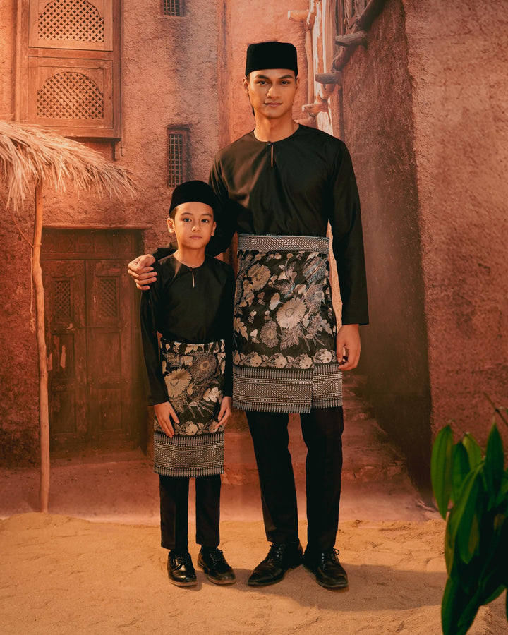 Kekwa Warisan Instant Sampin Adult - Black & Silver