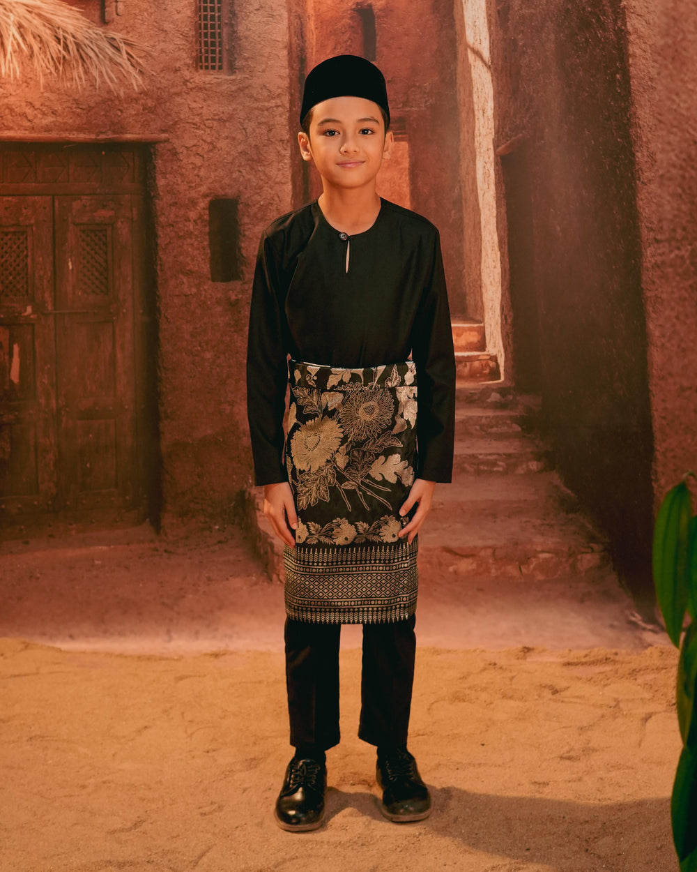 Kekwa Warisan Instant Sampin Kid - Black & Silver - SampinExclusiveMy