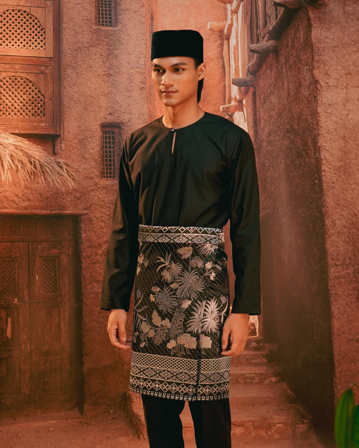 Purnama Instant Sampin Adult - Black & Silver