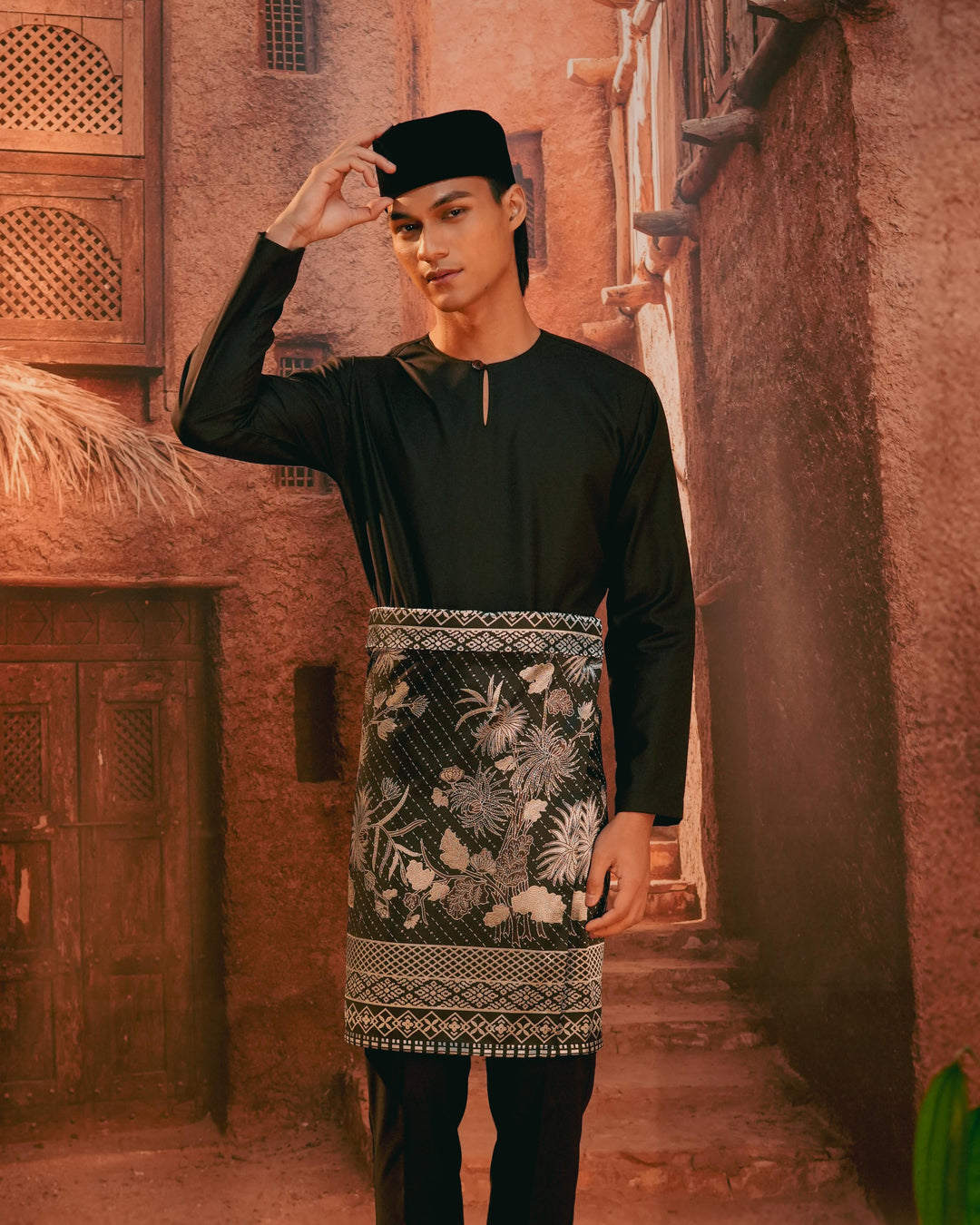 Purnama Instant Sampin Adult - Black & Silver