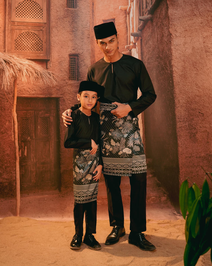 Purnama Instant Sampin Adult - Black & Silver