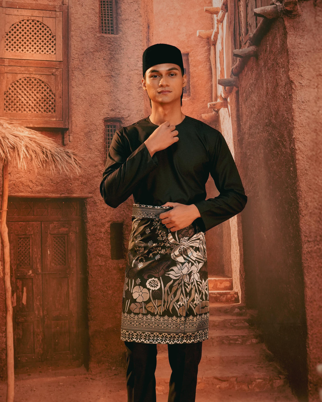 Rimba Hijau Instant Sampin Adult - Black & Silver