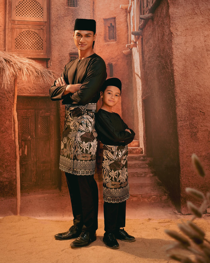 Rimba Hijau Instant Sampin Kid - Black & Silver