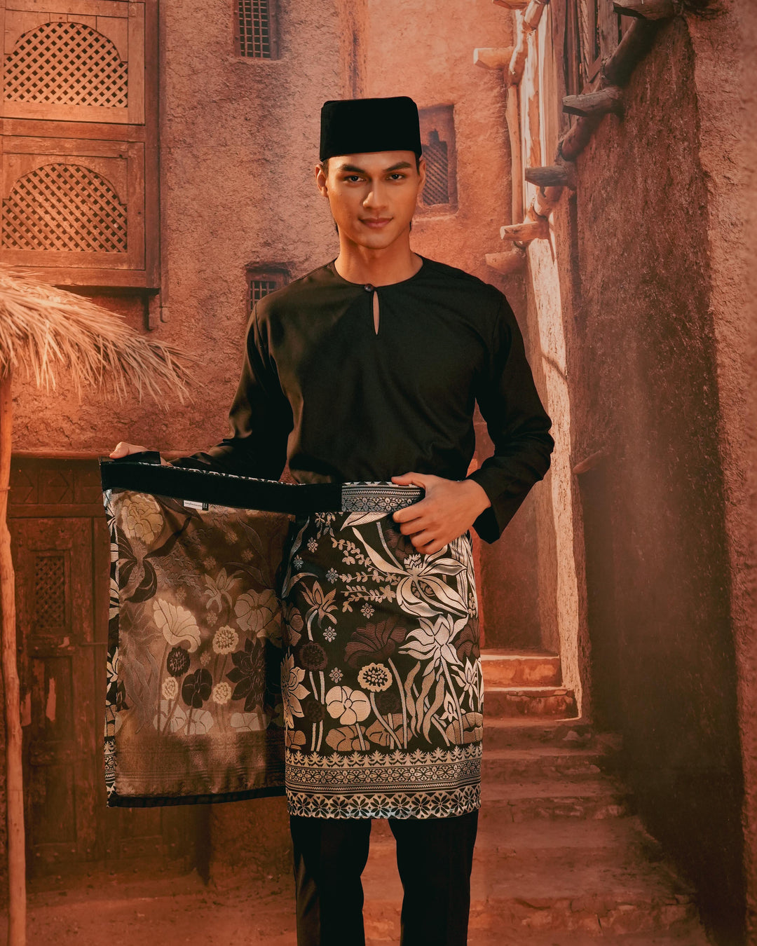 Rimba Hijau Instant Sampin Adult - Black & Silver