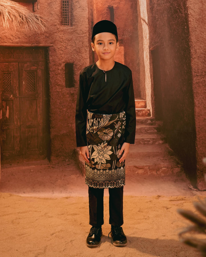 Rimba Hijau Instant Sampin Kid - Black & Silver