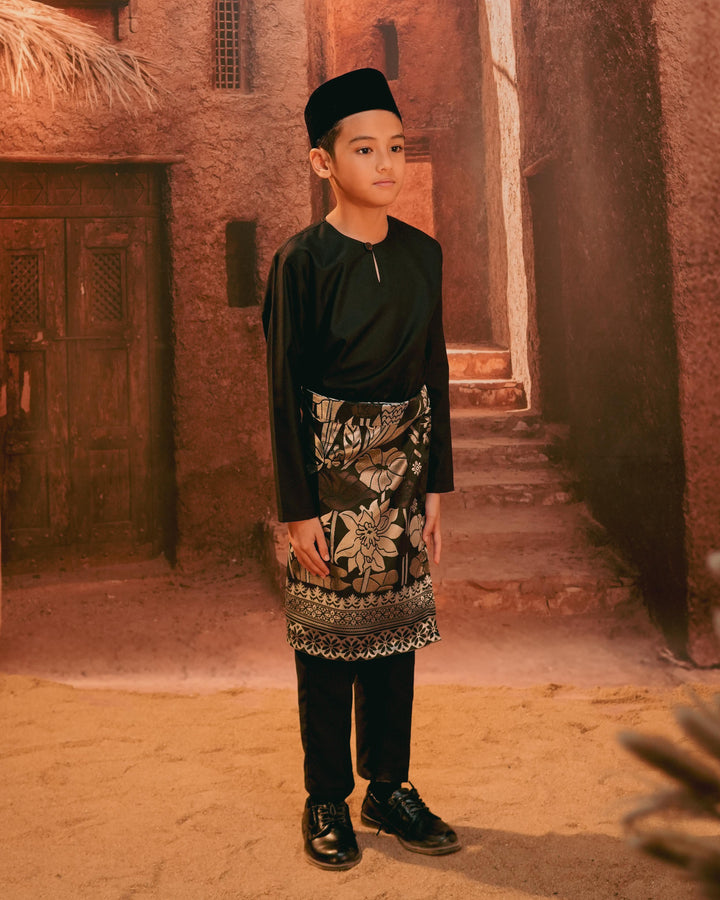 Rimba Hijau Instant Sampin Kid - Black & Silver