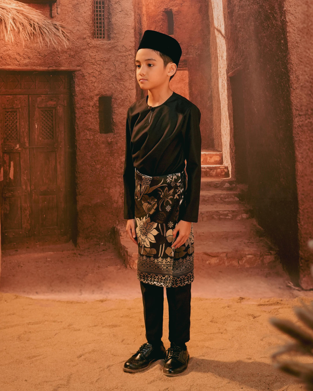 Rimba Hijau Instant Sampin Kid - Black & Silver