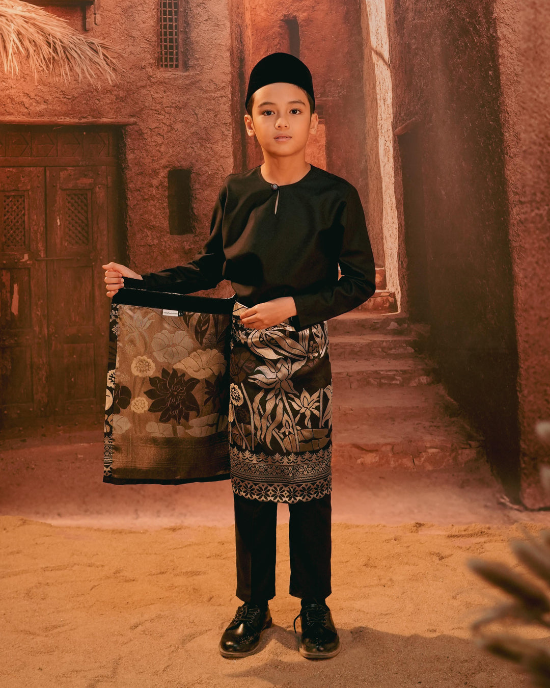 Rimba Hijau Instant Sampin Kid - Black & Silver