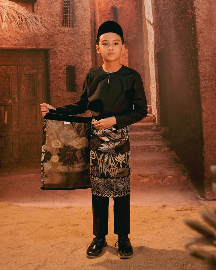 Rimba Hijau Instant Sampin Kid - Black & Silver